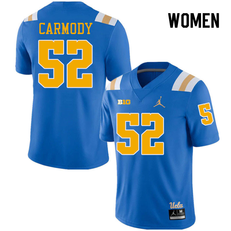 Women #52 Michael Carmody UCLA Bruins College Football Jerseys Stitched-Royal